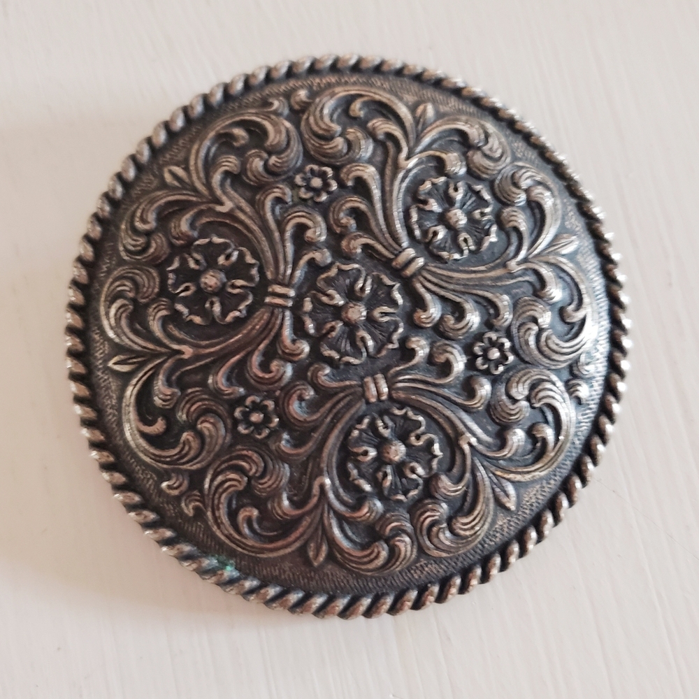 Belt Buckle, Metal, Vintage, Used